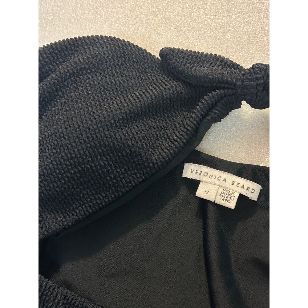 Veronica Beard Bethany Knot Cut Out One Piece Swimsuit Medium - Picture 4 of 6